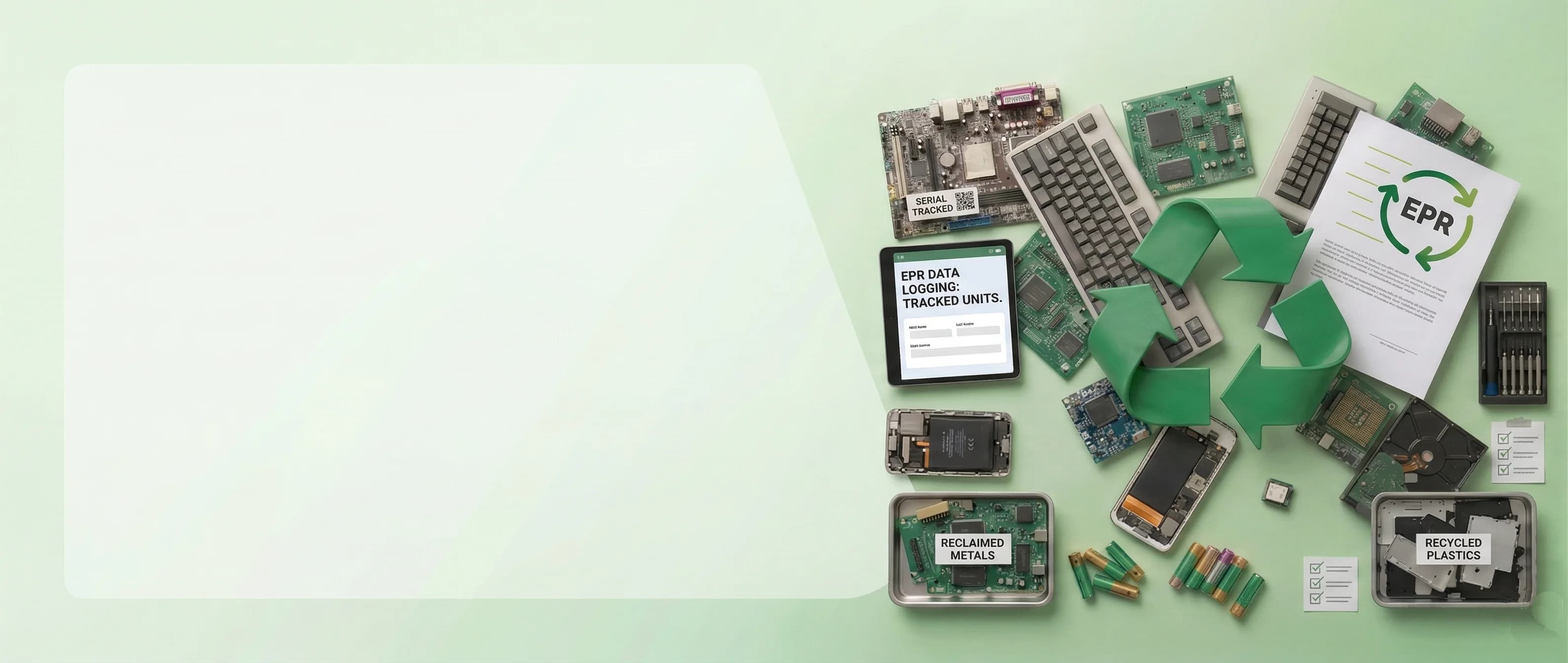 E-waste recycling background