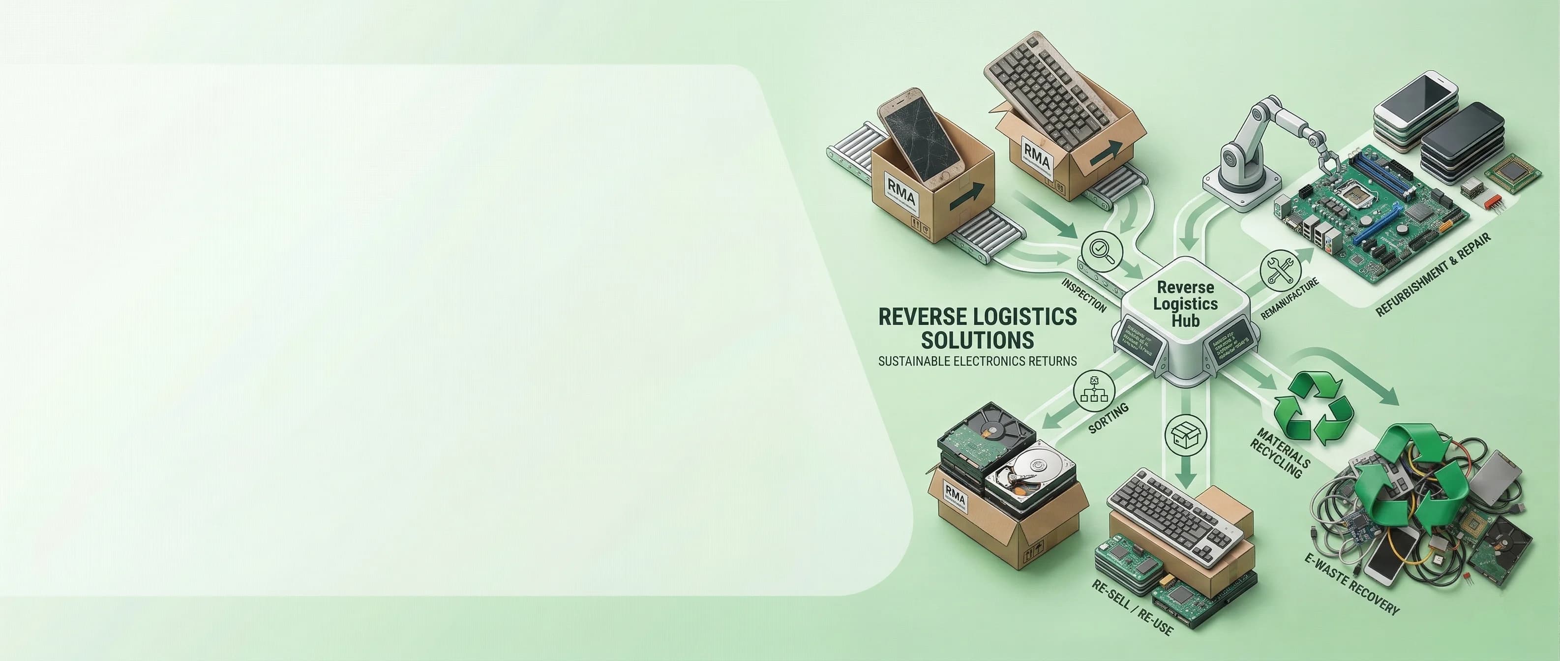 E-waste recycling background